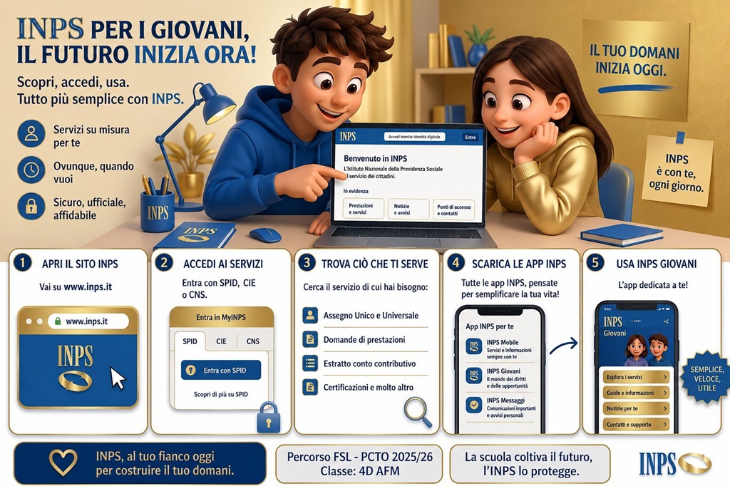 Le classi quarte dell’IIS Don Luigi Sturzo incontrano l'INPS